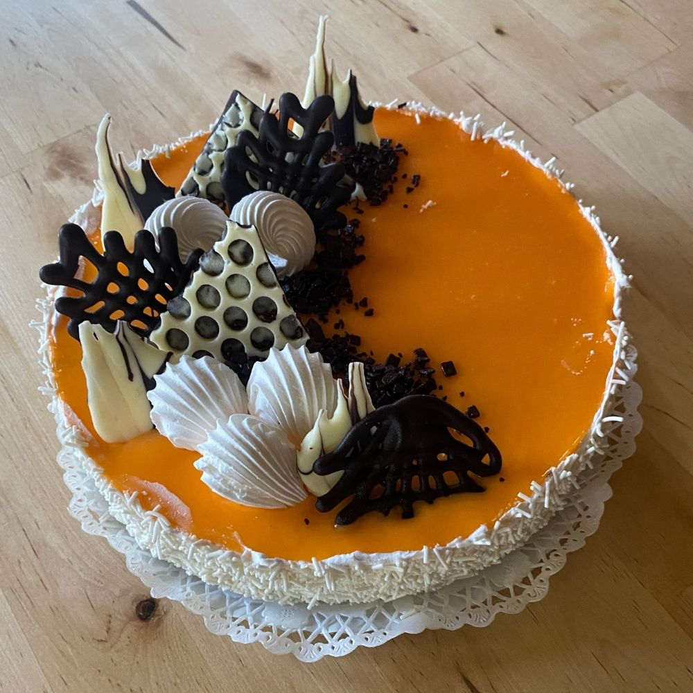 Barackos túró torta